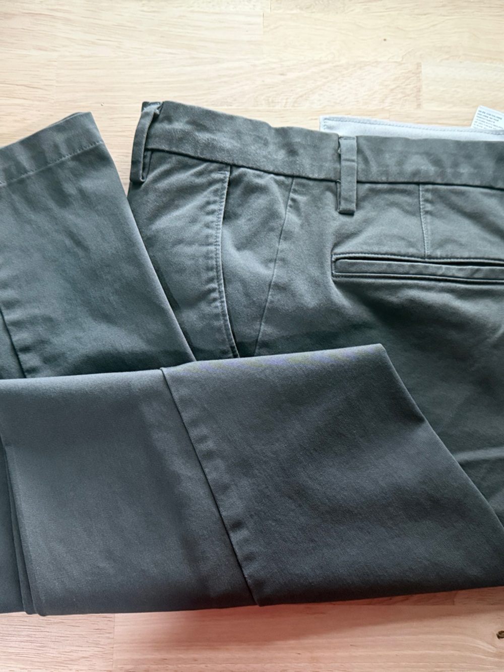 Dockers Gray Slim Flat-Front Chinos